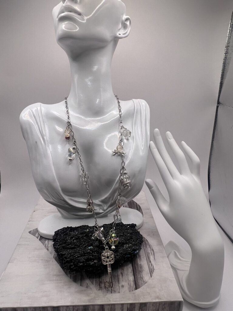 Crystal Key Charm Necklace to Unlock Your Inner Light