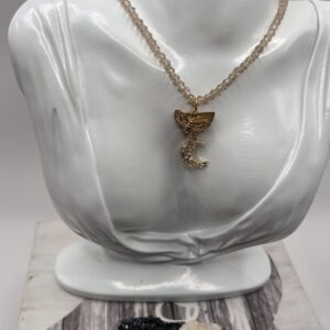 Shell Heart Turquoise Beaded Pendant Necklace